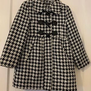 George girls Houndstooth coat